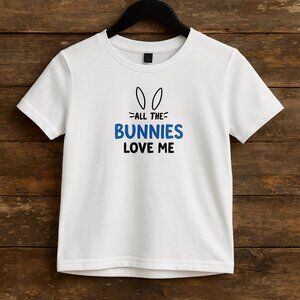 Kids “All the Bunnies Love Me” Tee - Youth XS
